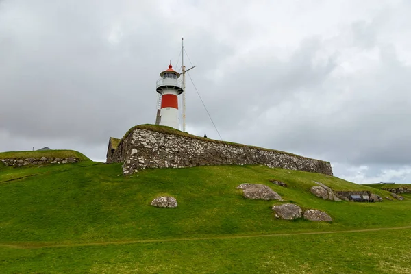 Маяк Торсхавн Внутри Скансинского Форта Торсхавн Фарерские Острова Дания — стоковое фото