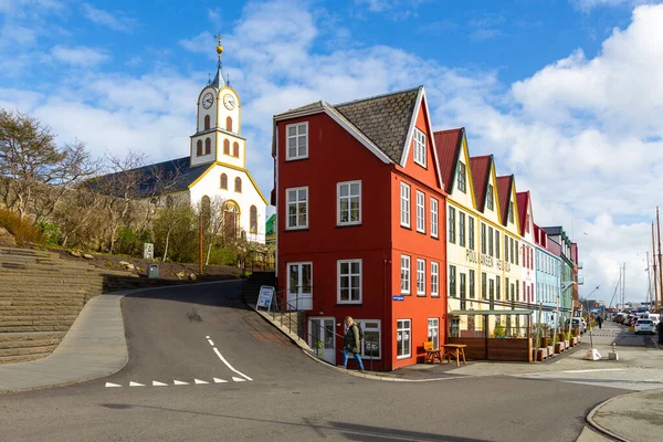 Thorshavn Faerské Ostrovy Dánsko Května 2018 Barevné Budovy Centru Hlavního — Stock fotografie