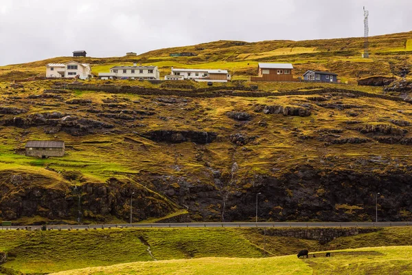 Leynar Faroe Islands Denmark May 2018 Small Village Leynar Located — 图库照片