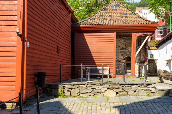 Bergen Norvégia 2018 Május View Bryggen Series Hanseatic Heritage Commercial — Stock Fotó