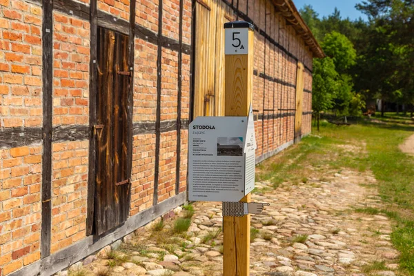 Wdzydze Kiszewskie Pologne Mai 2018 Une Grange Dans Musée Plein — Photo