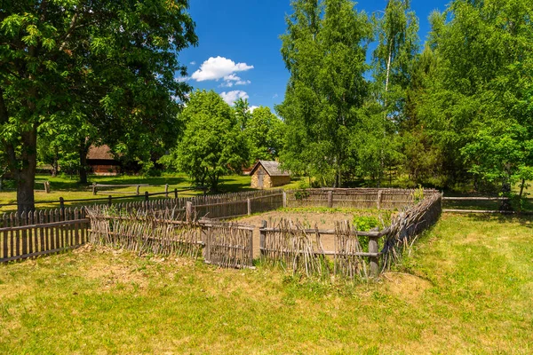 Thatched Cottage Open Air Museum Kashubian Ethnographic Park Wdzydze Kiszewskie — ストック写真