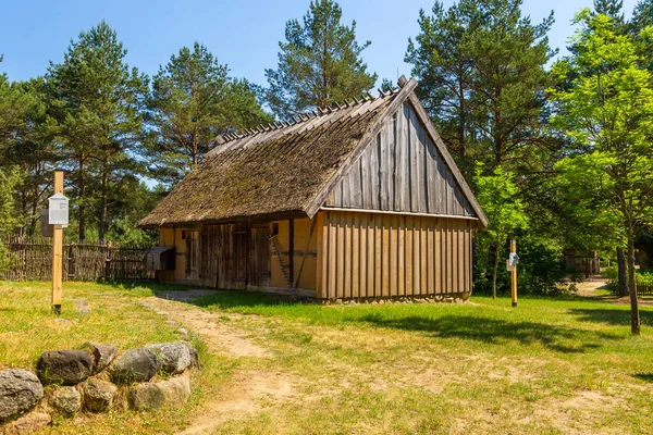 Wdzydze Kiszewskie Poland May 2018 Thatched Cottage Open Air Museum — Stock Photo, Image