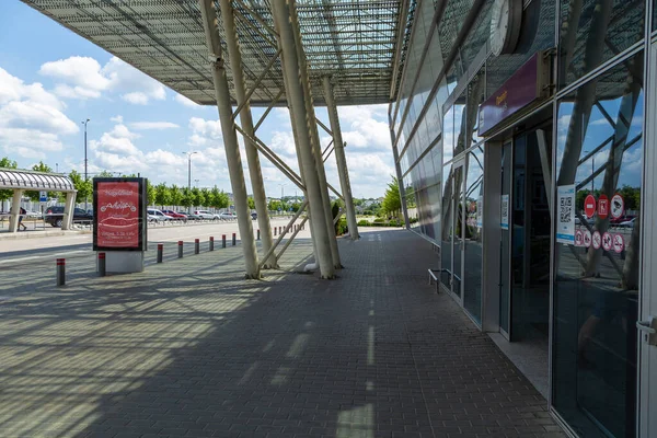 Lviv Ukraine June 2018 Lviv Danylo Halytskyi International Airport Modern — стоковое фото