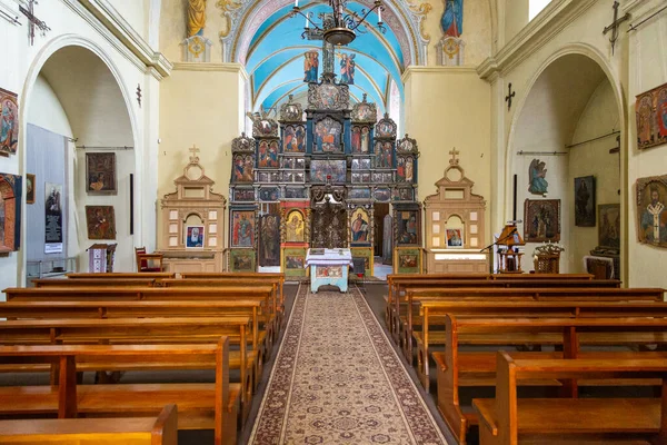 Lviv Ucrania Junio 2018 Interior Del San Kazimierz Convento Las — Foto de Stock