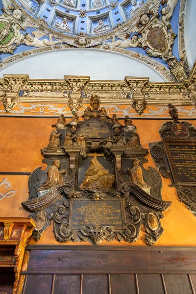 Lwów Ukraina Czerwca 2018 Wnętrze Kaplicy Boim Pomnik Architektury Religijnej — Zdjęcie stockowe