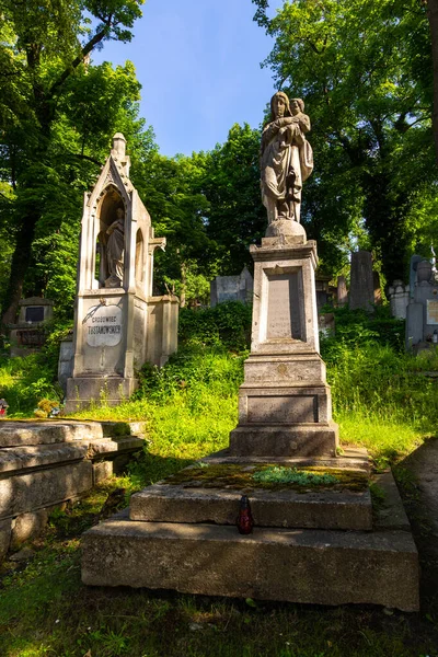 Lviv Ukraine June 2018 Graves Lychakiv Cemetery State History Culture — Stock Photo, Image
