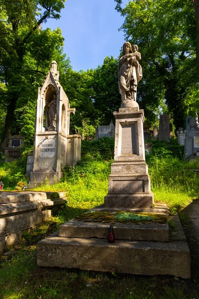 Lviv Ucraina Giugno 2018 Cimitero Lychakiv Museo Storia Cultura Stato — Foto Stock