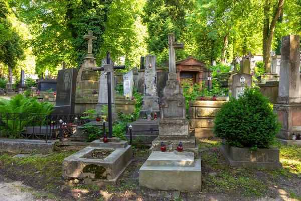 Lwów Ukraina Czerwca 2018 Cmentarz Łyczakowski Państwowe Muzeum Historii Kultury — Zdjęcie stockowe