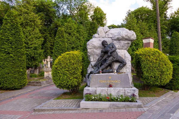 Lviv Ukraine Juin 2018 Tombes Dans Cimetière Lychakiv Musée National — Photo
