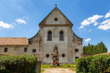 Capuchin church and monastery in Olesko, located at the foot of the castle, Olesko, Ukraine.