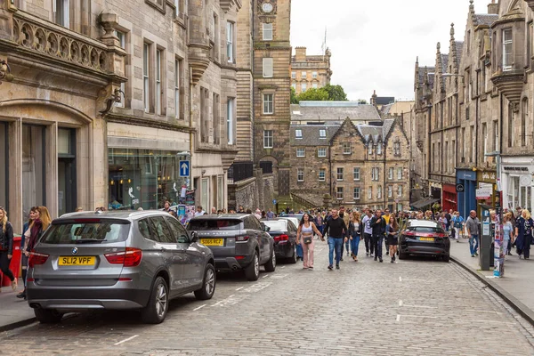 Edinburgh Scotland August 2018 Edinburgh Street Views Old Town People — Stockfoto