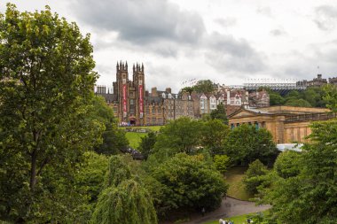 Edinburgh, İskoçya - 11 Ağustos - Castlehill ve Mound Place arasında bulunan toplantı salonu. İskoçya Kilisesi Genel Kurulunun buluşma yeri.