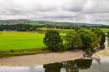 Güney Lakeland 'deki manzara, Ruskin View. Cumbria, İngiltere, İngiltere.