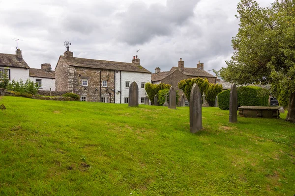 Dent Cumbria England August 2018 Cemetery Saint Andrew Church Active — Foto de Stock