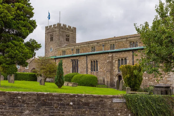 Dent Cumbria England August 2018 View Saint Andrew Church Church — Stock Photo, Image