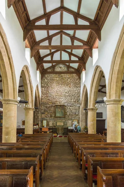 Dent Cumbria England August 2018 Interior Saint Andrew Church Church — Stock fotografie