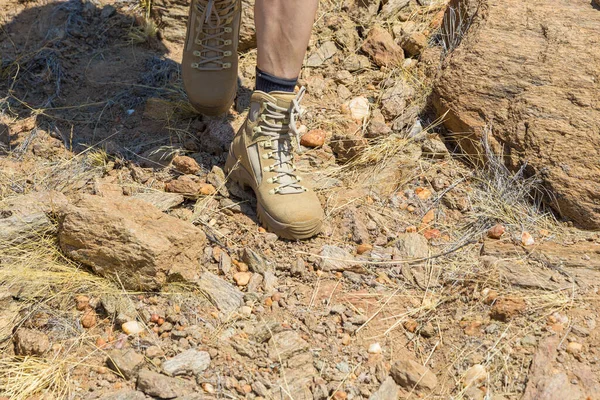 Oanob Namibya Eylül 2018 Oanob Park Ünlü Meindl Markasının Ayakkabılarını — Stok fotoğraf
