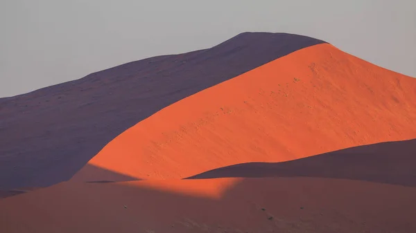 Dűnék Namíbiai Namib Naukluft Nemzeti Park Déli Részén Gyönyörű Naplemente — Stock Fotó