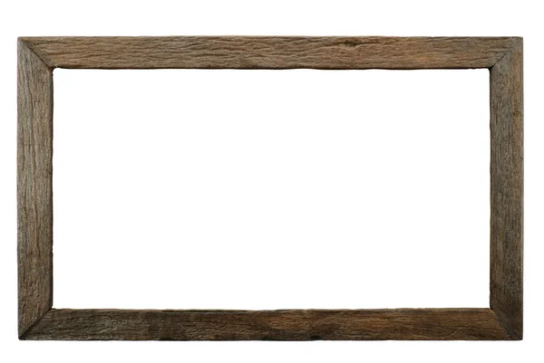 Oude houten frame Stockfoto