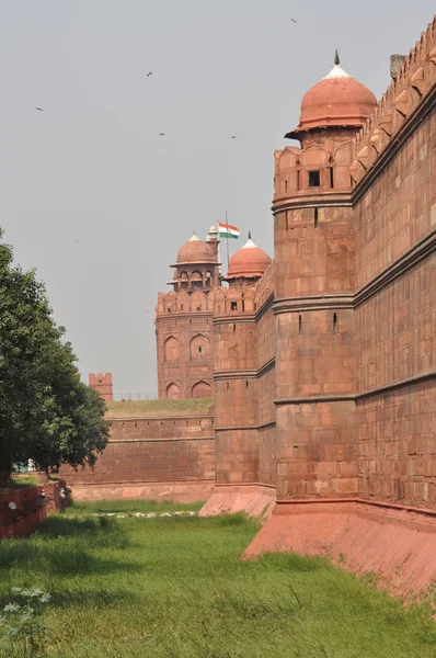 Červené pevnosti v Dillí, Indie — Stock fotografie