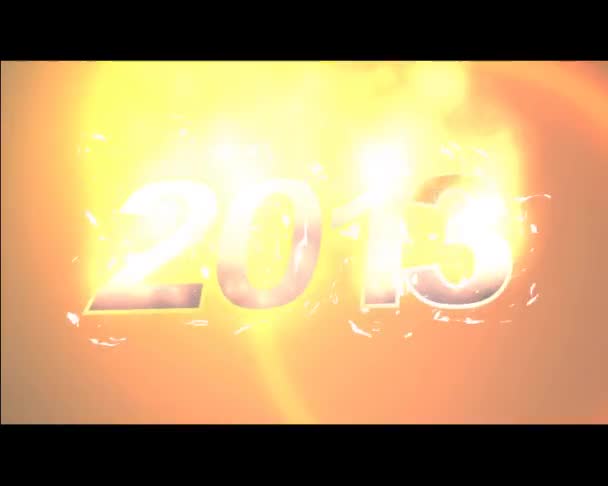 Año 2013 — Vídeo de stock