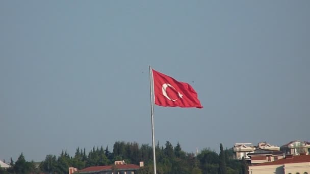 Turkish flag — Stock Video