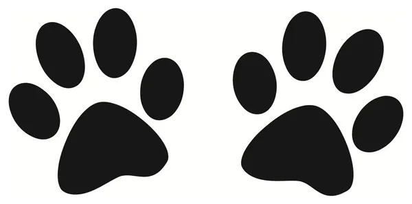 Huellas de perro imágenes de stock de arte vectorial