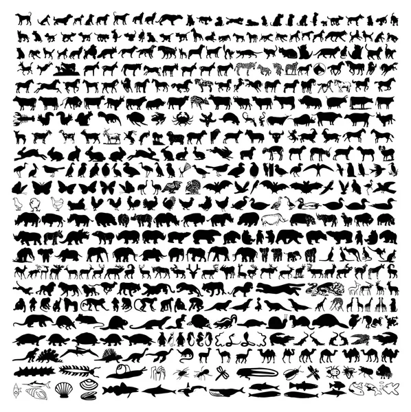 Download á Silhouette Of Animals Stock Vectors Royalty Free Animal Silhouettes Pictures Download On Depositphotos