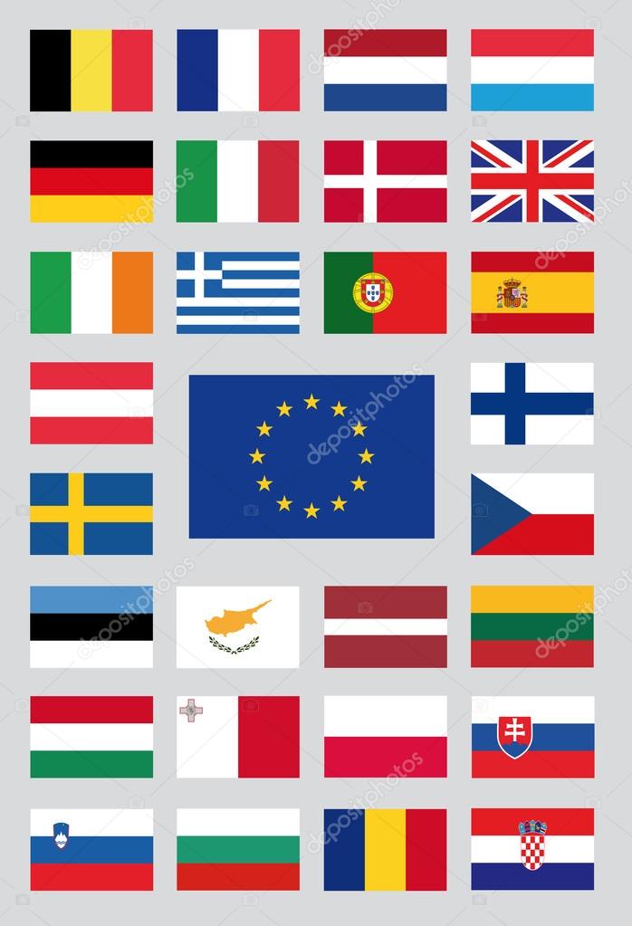 Flags of the european union