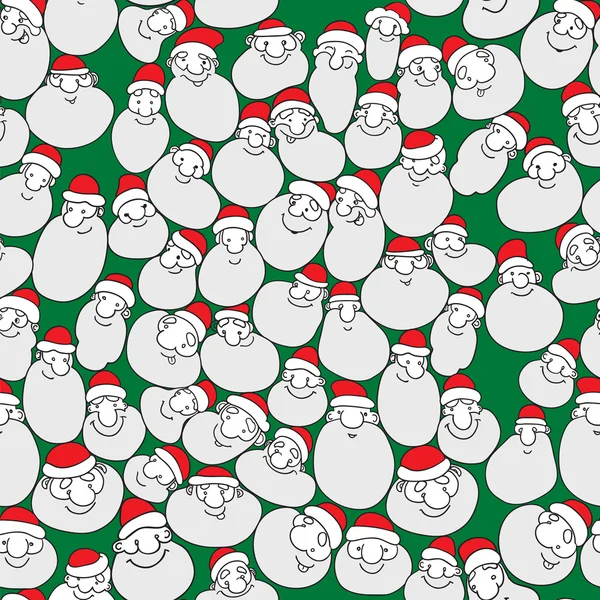 Dikişsiz desen santa