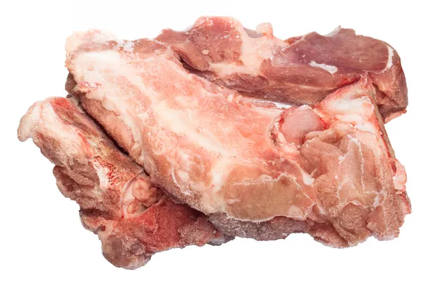 Állítsa be a hús a csontok a húsleves — Stock Fotó