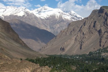 Tacikistan Dağları. khorog yakınındaki Pamir