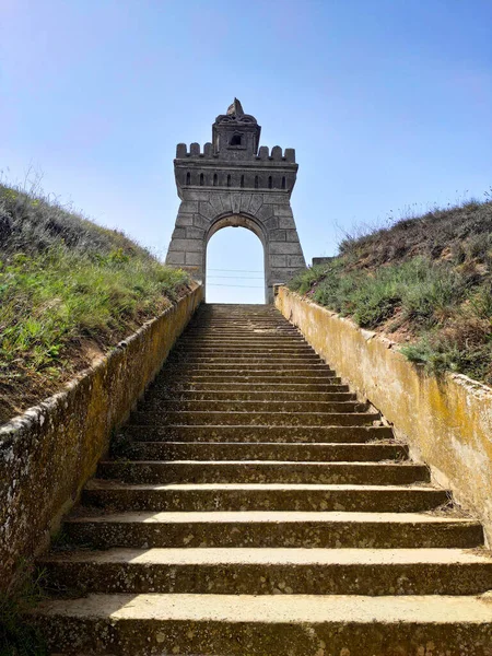 Arco Antigo Perto Estuário Kuyalnitsky Distrito Odessa Ucrânia Escadas Arco — Fotografia de Stock