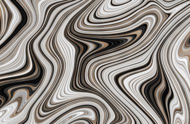 Mermer soyut sıvı arkaplan. Mermer çizim dokusu. Dalgalanma şablonu. Modern, Çağdaş, 3D illüstrasyon.