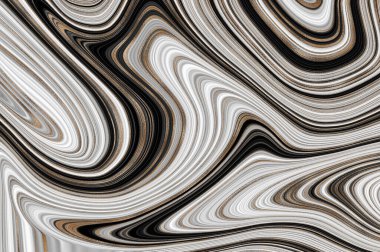 Mermer soyut sıvı arkaplan. Mermer çizim dokusu. Dalgalanma şablonu. Modern, Çağdaş, 3D illüstrasyon.