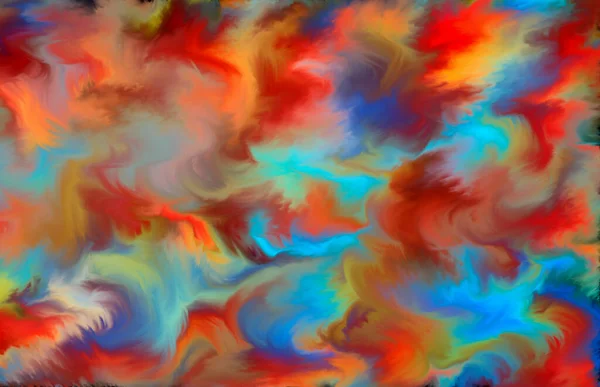 Soyut Bulutlar Modern Fütürist Model Çok Renkli Dinamik Bir Arkaplan — Stok fotoğraf