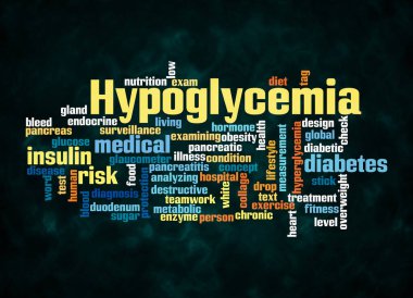 HYPOGLYCEMIA kavramına sahip Kelime Bulutu sadece metin ile oluşturulur.