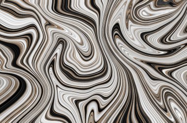 Mermer soyut sıvı arkaplan. Mermer çizim dokusu. Dalgalanma şablonu. Modern, Çağdaş, 3D illüstrasyon.