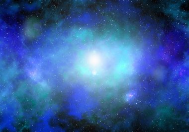 Gezegenler ve galaksiler, bilim kurgu duvar kağıtları. Derin uzayın güzelliği. Evrendeki milyarlarca galaksi kozmik sanat arka planında. 3B illüstrasyon.