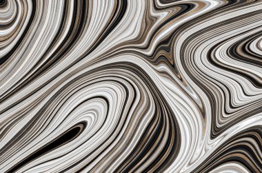 Mermer soyut sıvı arkaplan. Mermer çizim dokusu. Dalgalanma şablonu. Modern, Çağdaş, 3D illüstrasyon.