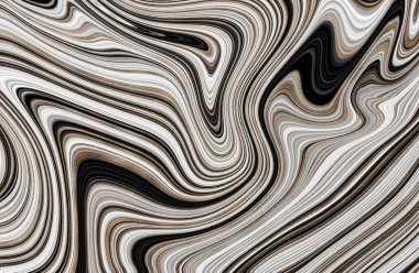 Mermer soyut sıvı arkaplan. Mermer çizim dokusu. Dalgalanma şablonu. Modern, Çağdaş, 3D illüstrasyon.