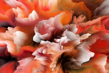 Sihirli dünya. Renkli soyut fantezi arka plan, gerçeküstü rüya manzarası. 3d illüstrasyon.