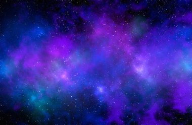 Gezegenler ve galaksiler, bilim kurgu duvar kağıtları. Derin uzayın güzelliği. Evrendeki milyarlarca galaksi kozmik sanat arka planında. 3B illüstrasyon.