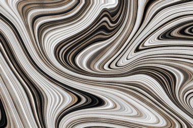 Mermer soyut sıvı arkaplan. Mermer çizim dokusu. Dalgalanma şablonu. Modern, Çağdaş, 3D illüstrasyon.