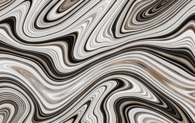 Mermer soyut sıvı arkaplan. Mermer çizim dokusu. Dalgalanma şablonu. Modern, Çağdaş, 3D illüstrasyon.