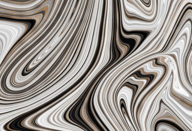 Mermer soyut sıvı arkaplan. Mermer çizim dokusu. Dalgalanma şablonu. Modern, Çağdaş, 3D illüstrasyon.