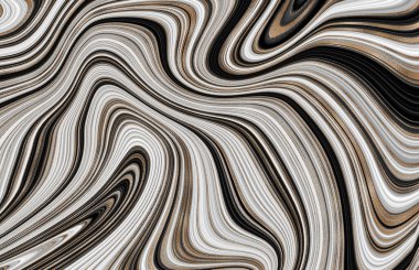 Mermer soyut sıvı arkaplan. Mermer çizim dokusu. Dalgalanma şablonu. Modern, Çağdaş, 3D illüstrasyon.