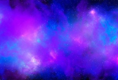 Gezegenler ve galaksiler, bilim kurgu duvar kağıtları. Derin uzayın güzelliği. Evrendeki milyarlarca galaksi kozmik sanat arka planında. 3B illüstrasyon.