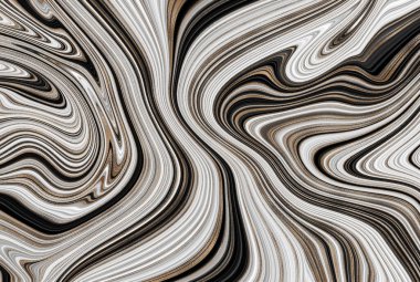 Mermer soyut sıvı arkaplan. Mermer çizim dokusu. Dalgalanma şablonu. Modern, Çağdaş, 3D illüstrasyon.